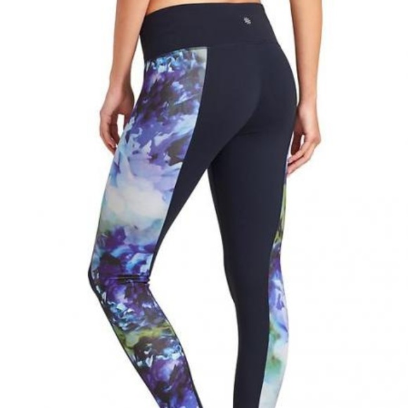 Athleta High Rise Bloom Chaturanga Tight XS - Picture 2 of 2